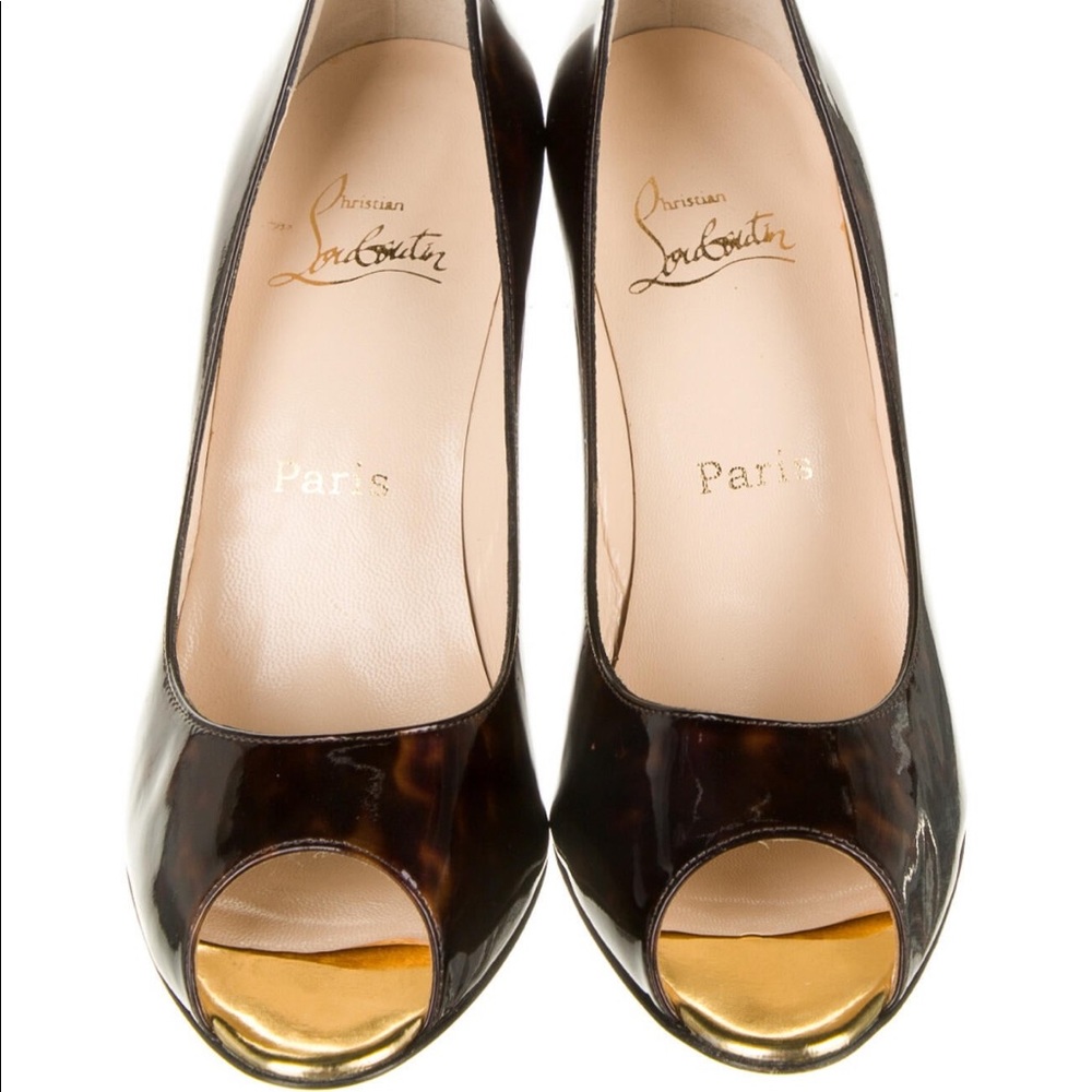 Christian Louboutin Patent Leather Pumps Size 8.5